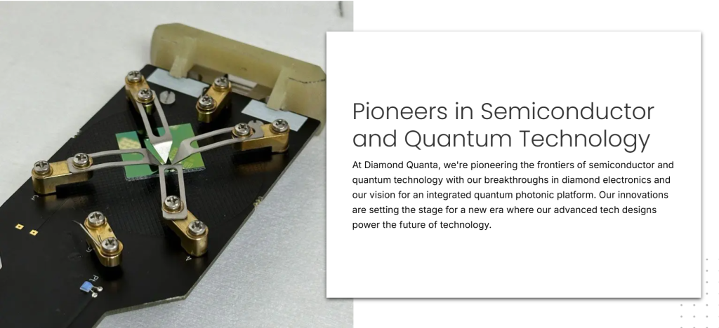 Diamond Quanta (Leading LGD in TECH Consortium Member) Announces Strategic Corporate Update